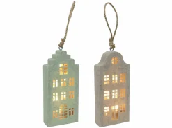 Clearance Christbaumschmuck Hänger LED HOUSE Weihnachtsbeleuchtung