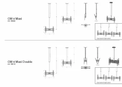 Hot Deckenhalterung CM 4 Maxi Tv- & Mediamöbel|Tv - & Mediamöbel