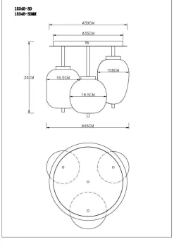 Online Deckenleuchte BLACKY Deckenleuchten|Dielenleuchten