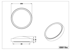 Hot Deckenleuchte CLARIMO Deckenleuchten|Dielenleuchten