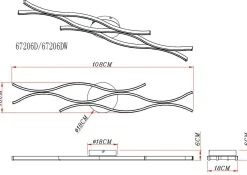 Best Deckenleuchte GERONIMO Deckenleuchten|Dielenleuchten