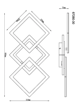 Outlet Deckenleuchte KERRY Deckenleuchten|Dielenleuchten