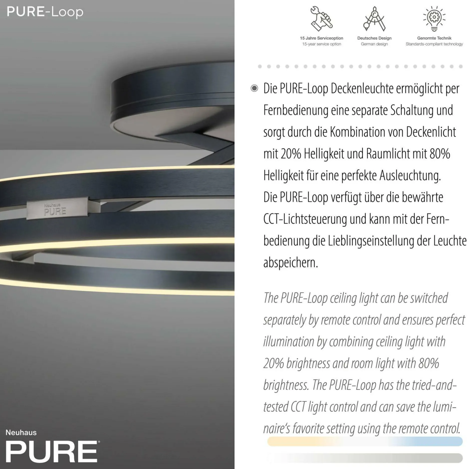 Sale Deckenleuchte PURE LOOP Deckenleuchten|Dielenleuchten