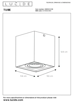 Deckenleuchte TUBE Deckenleuchten|Dielenleuchten