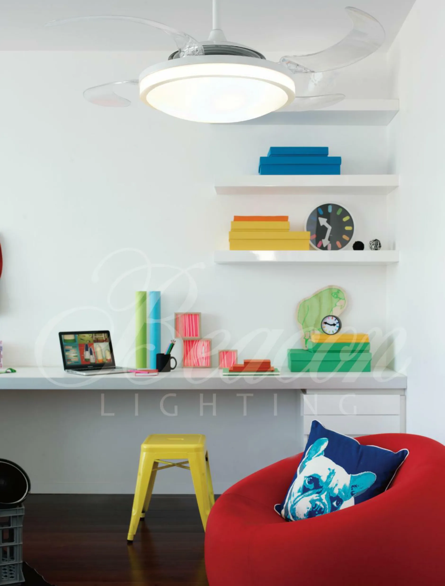 Discount Deckenventilator EVO 1 LED Led-Leuchten|Ventilatoren