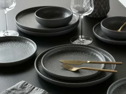 New Dessertteller VOLCANO DARK Geschirr|Gedeckter Tisch