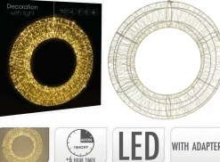 Sale Drahtkranz LED Weihnachtsbeleuchtung