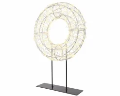 Discount Drahtkranz LED auf Fuß Weihnachtsbeleuchtung