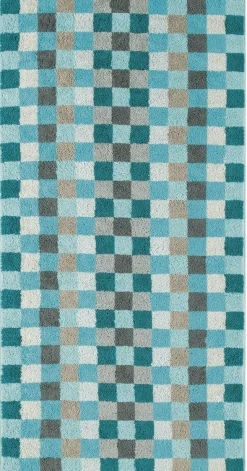 Outlet Duschtuch UNIQUE Karo Handtücher|Hand- Und Duschtücher