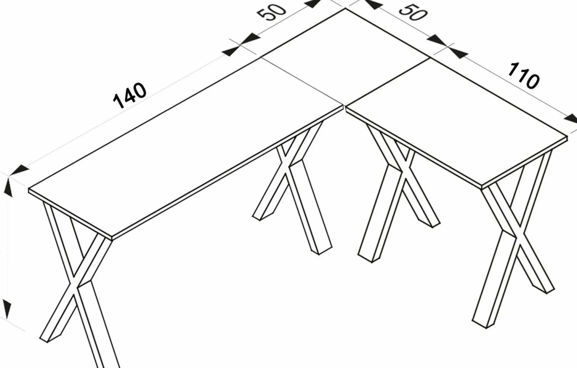 Online Eck-Schreibtisch LONA Schreibtische|Schreibtische