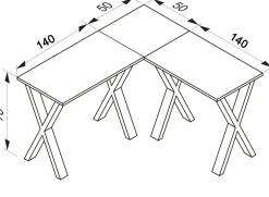 Eck-Schreibtisch LONA Schreibtische|Schreibtische