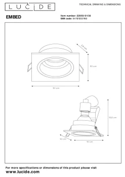 Hot Einbauleuchte EMBED Einbauleuchten