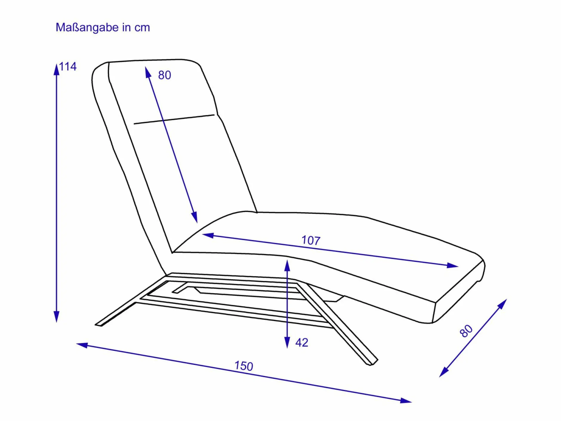 Hot Einzelliege CHRISTIE Liegen