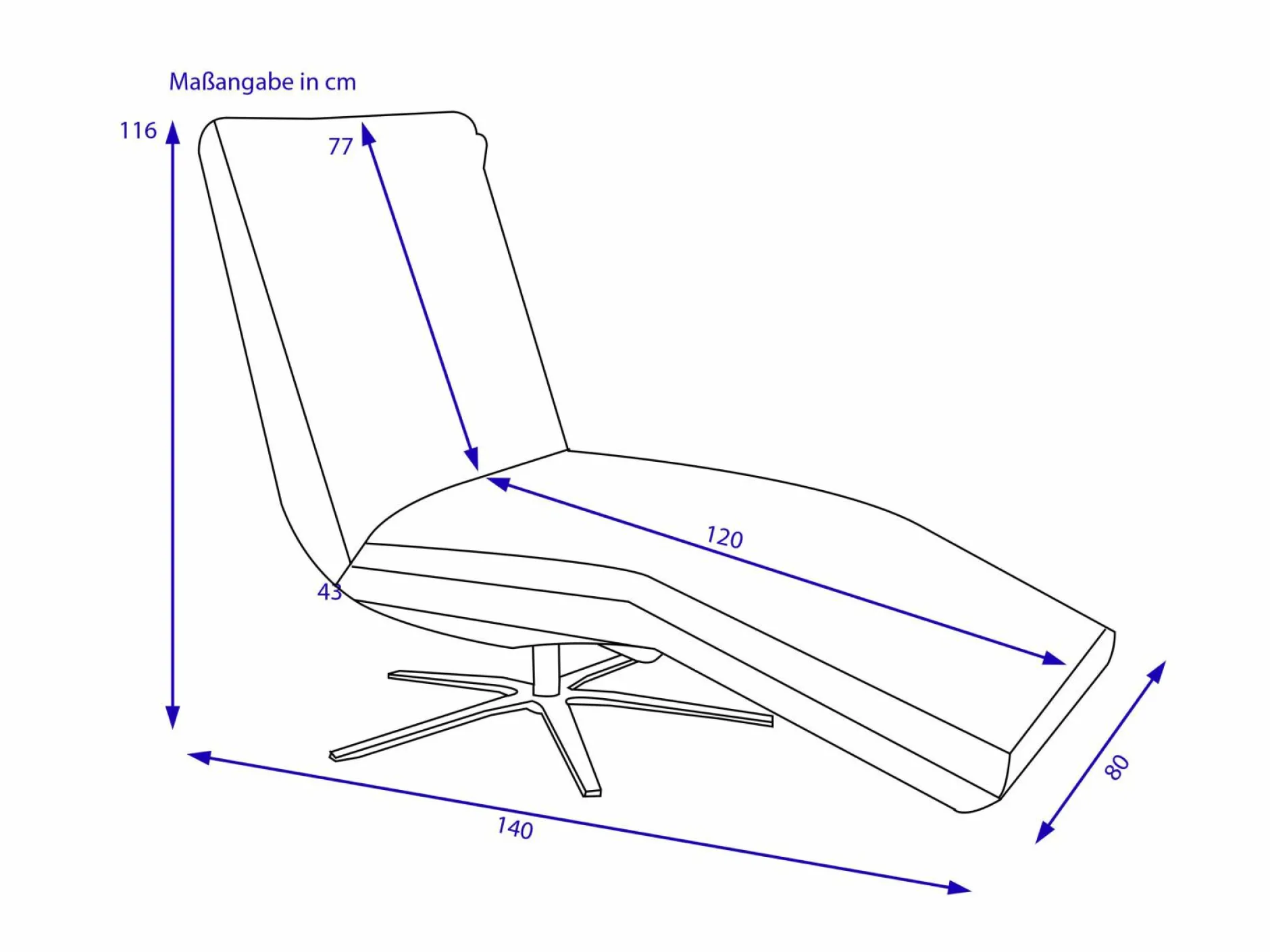 Clearance Einzelliege CHLOE Liegen