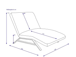 Outlet Einzelliege maxi CHRISTIE Liegen
