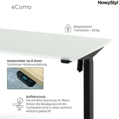 New Elektroschreibtisch eCOMO Schreibtische|Schreibtische
