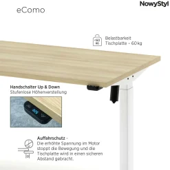 Discount Elektroschreibtisch eCOMO Schreibtische|Schreibtische