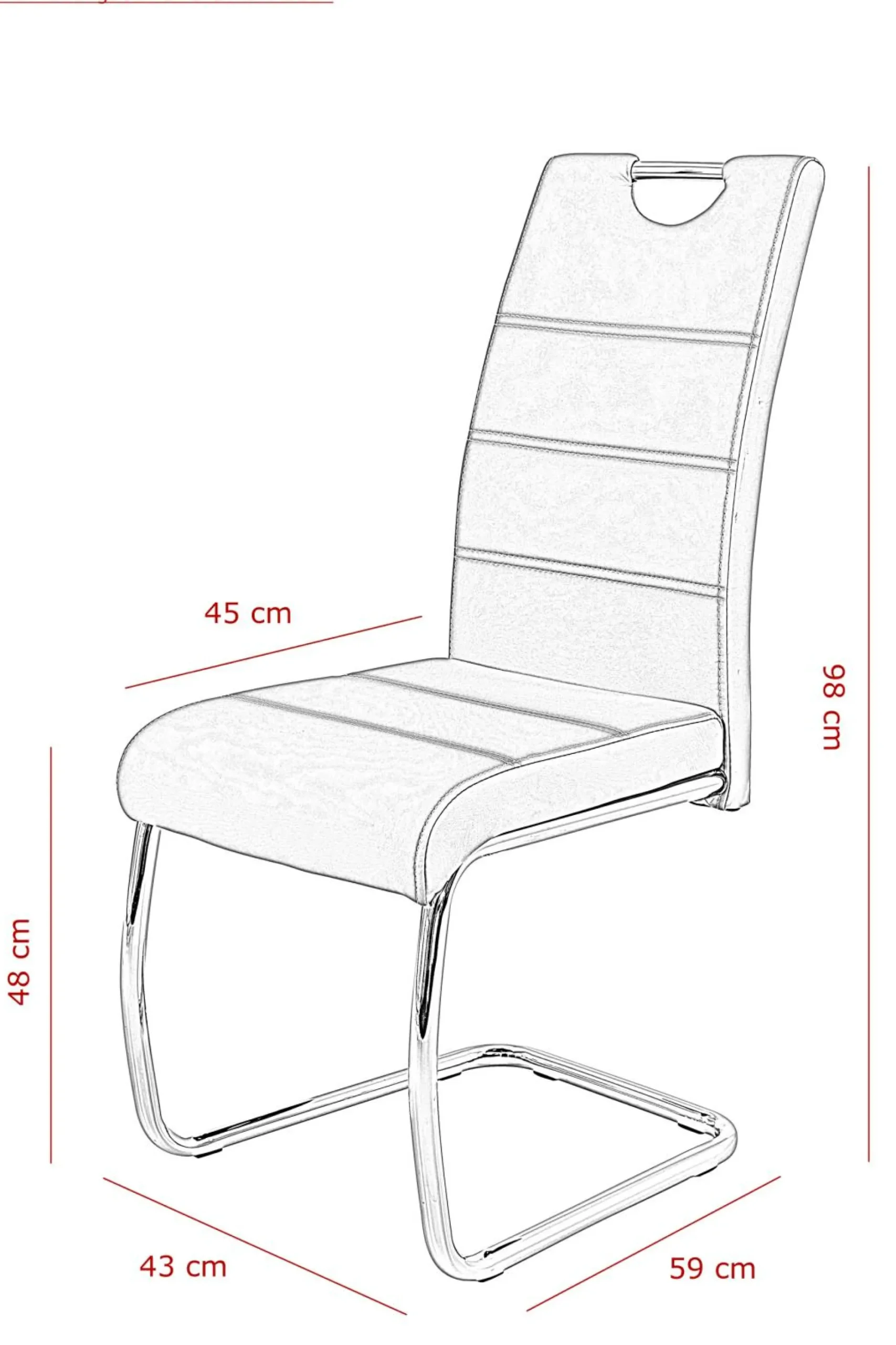 Best Freischwinger FLORA II 2er Set Freischwingerstühle