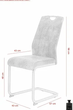 Freischwinger HANAU Esszimmerstühle|Esszimmerstühle