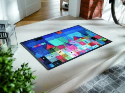 Hot Fußmatte COLOURFUL Houses Fußmatten|Fußmatten