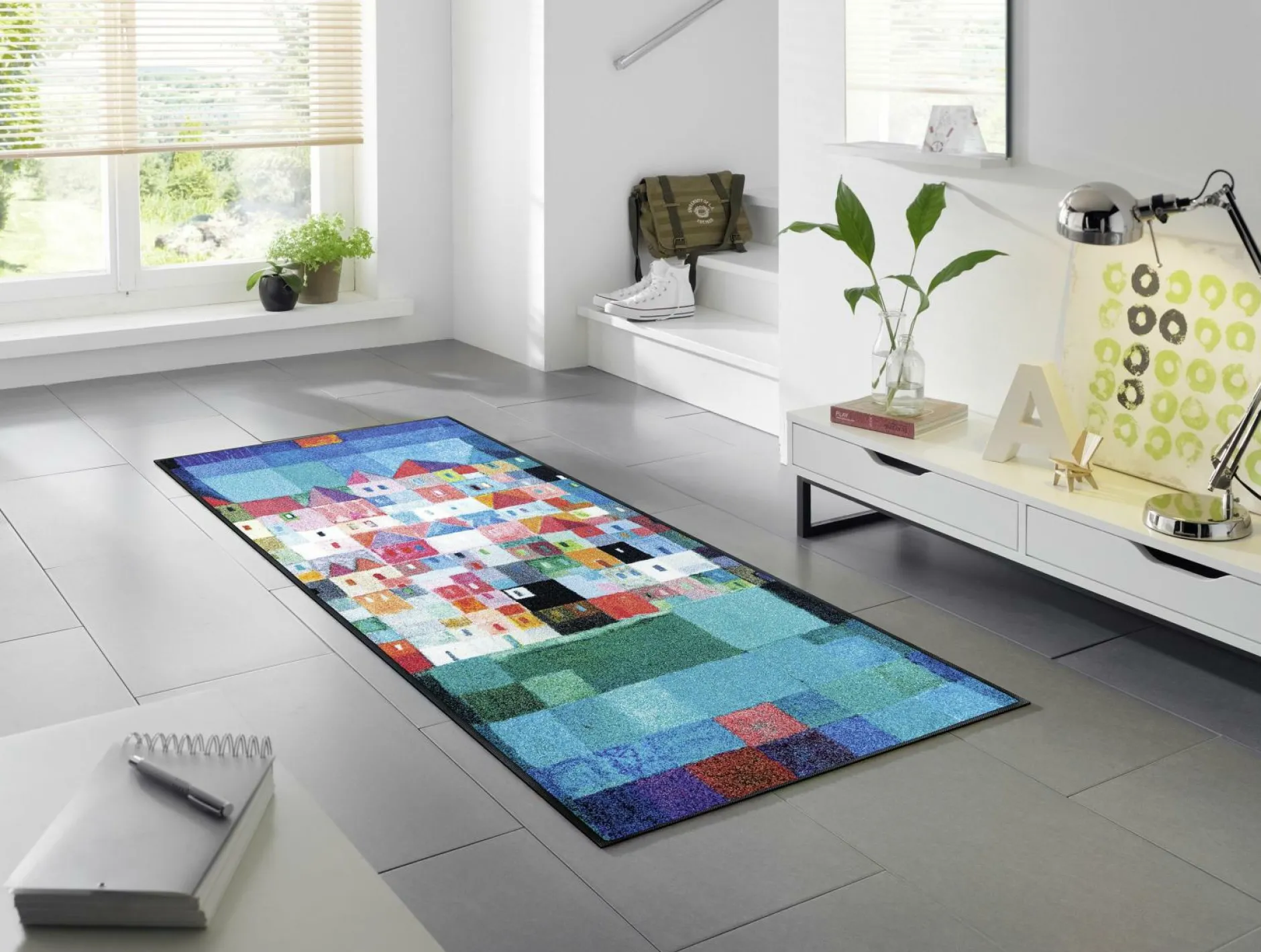 New Fußmatte COLOURFUL Houses Fußmatten|Fußmatten