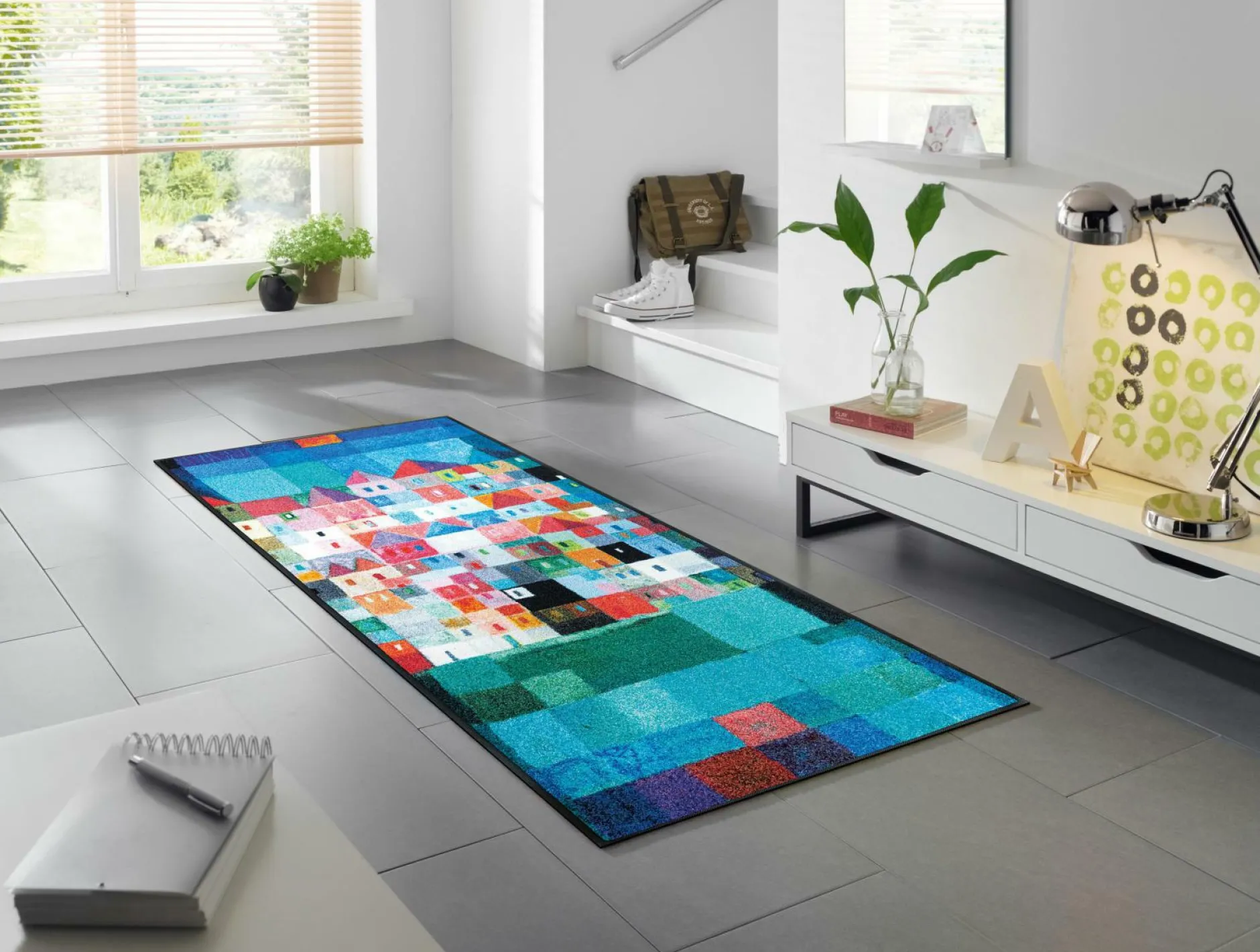 New Fußmatte COLOURFUL Houses Fußmatten|Fußmatten
