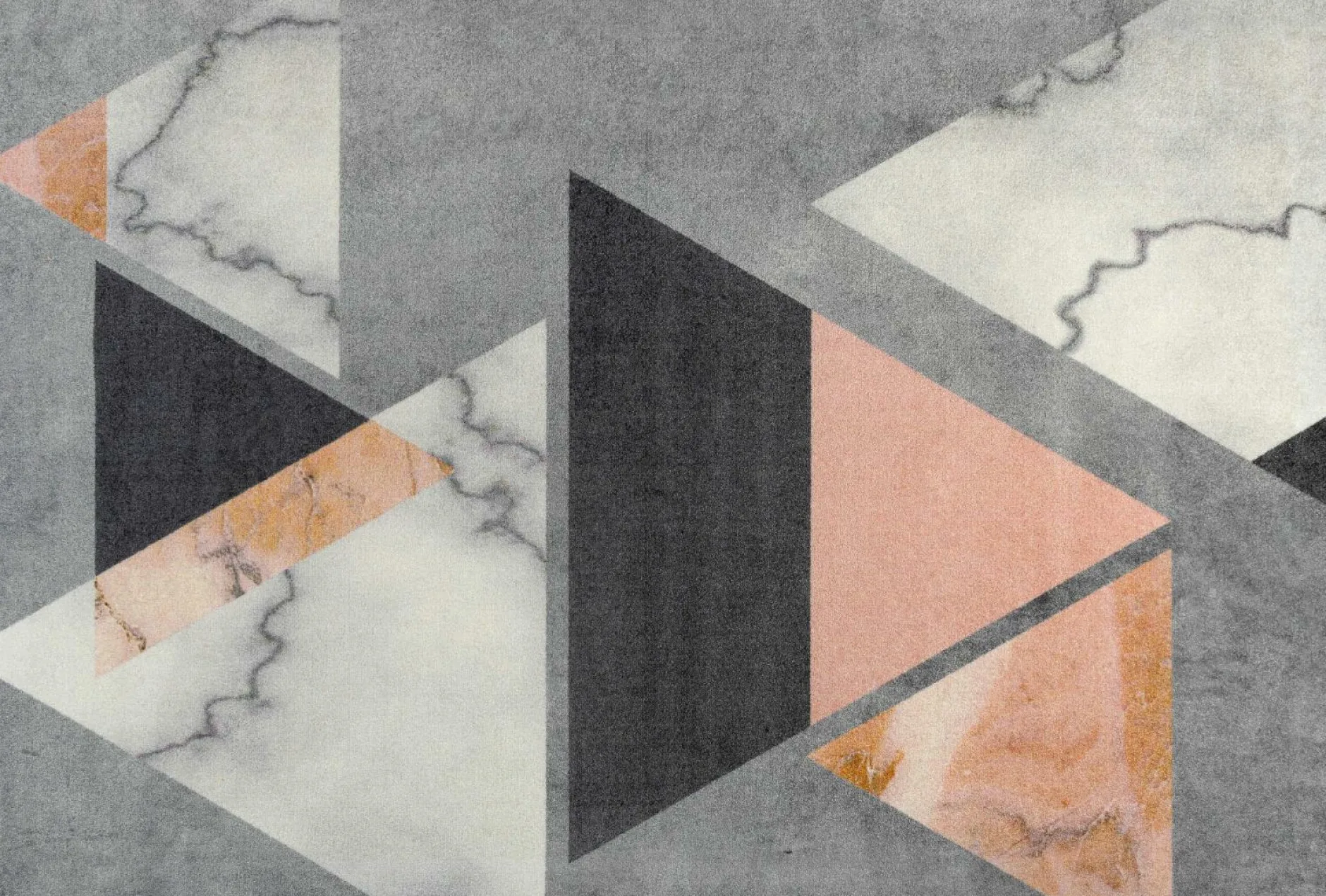 Hot Fußmatte VELVET Marble Fußmatten|Fußmatten