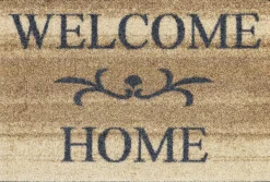 Best Fußmatte WELCOME Home beige Fußmatten|Fußmatten