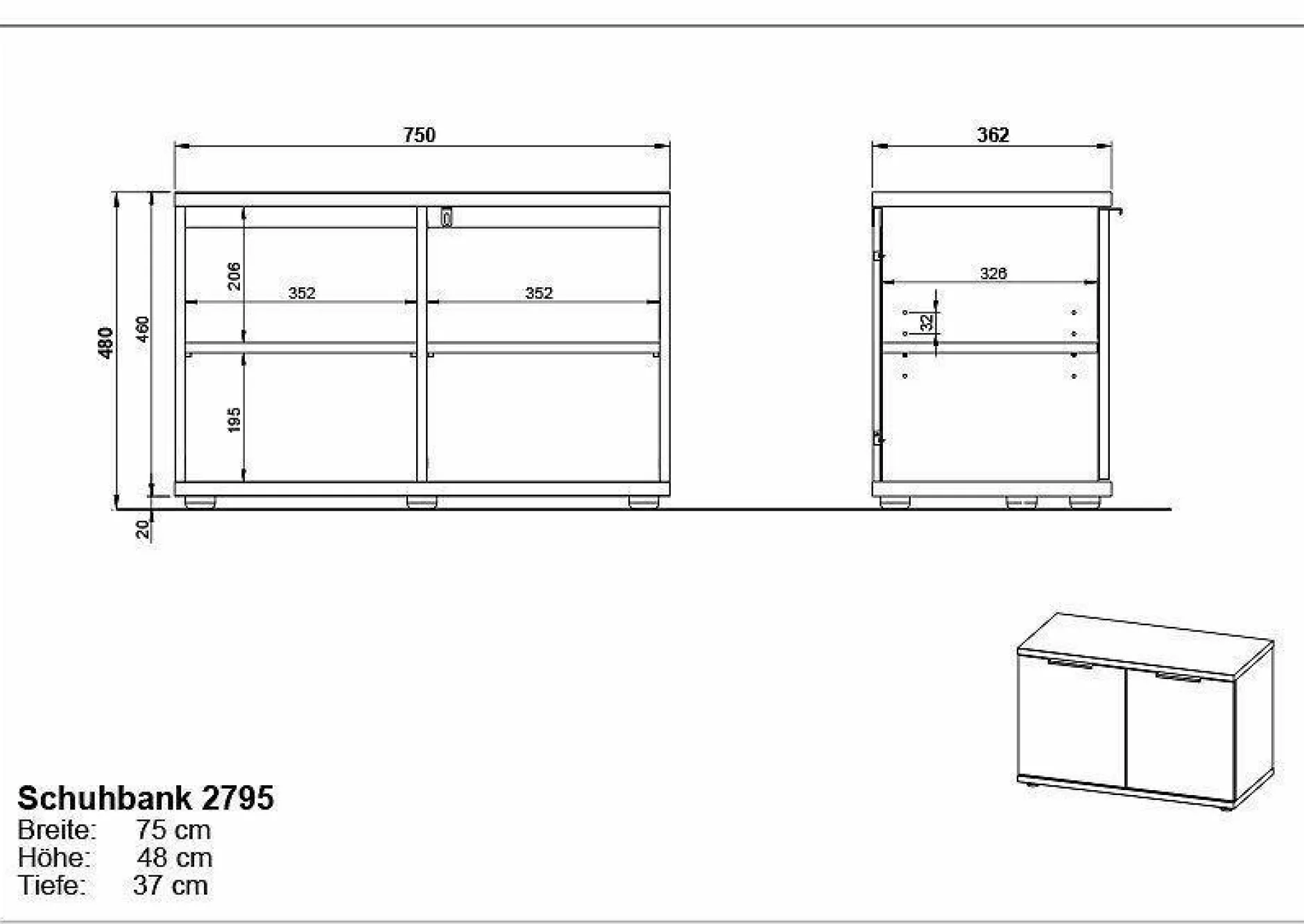 Online Garderobenbank FREMONT Truhen & Bänke