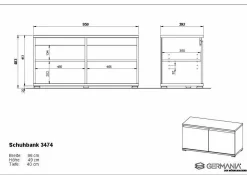 Discount Garderobenbank GENT Truhen & Bänke