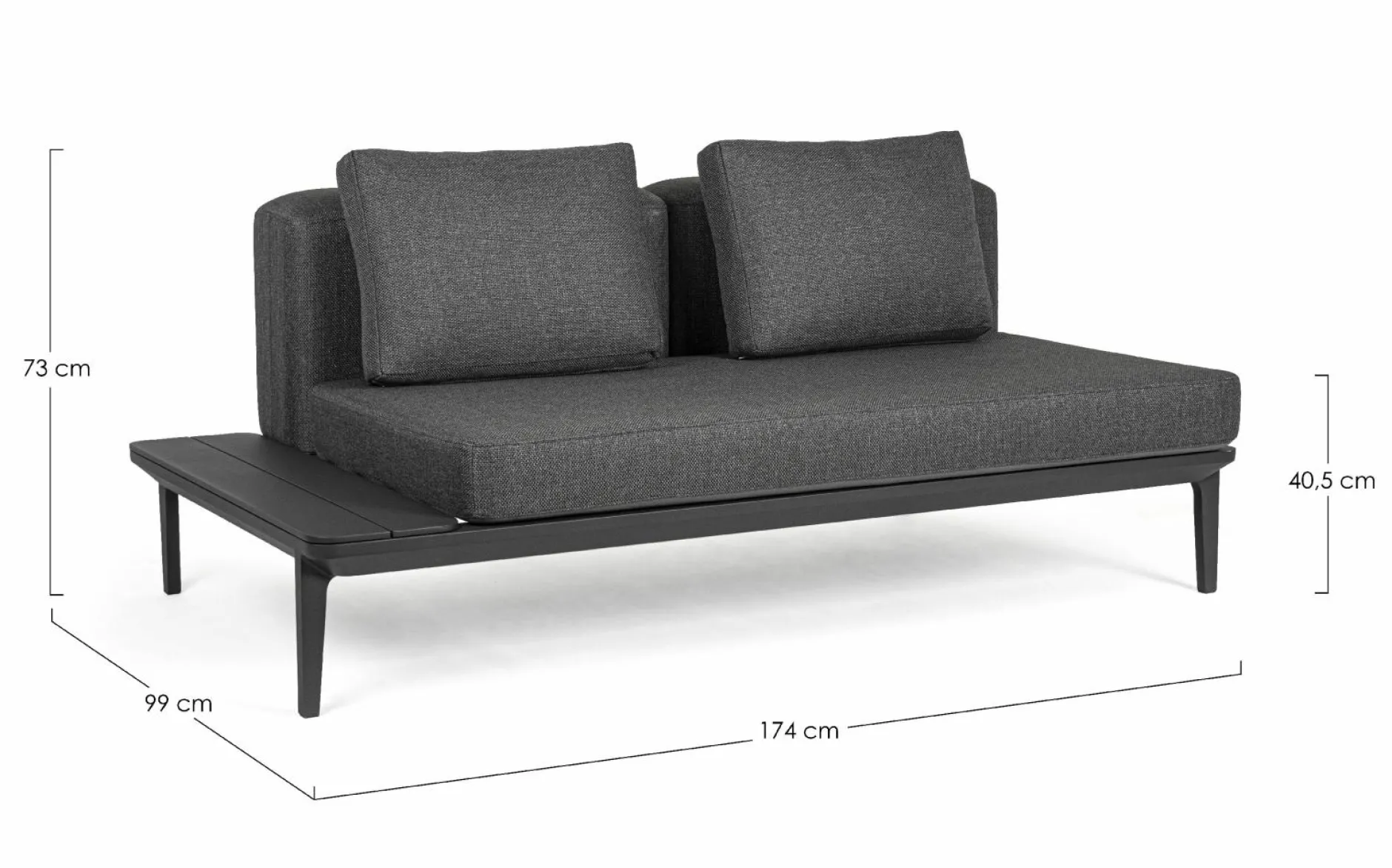 Discount Gartensofa MATRIX Loungemöbel|Loungemöbel