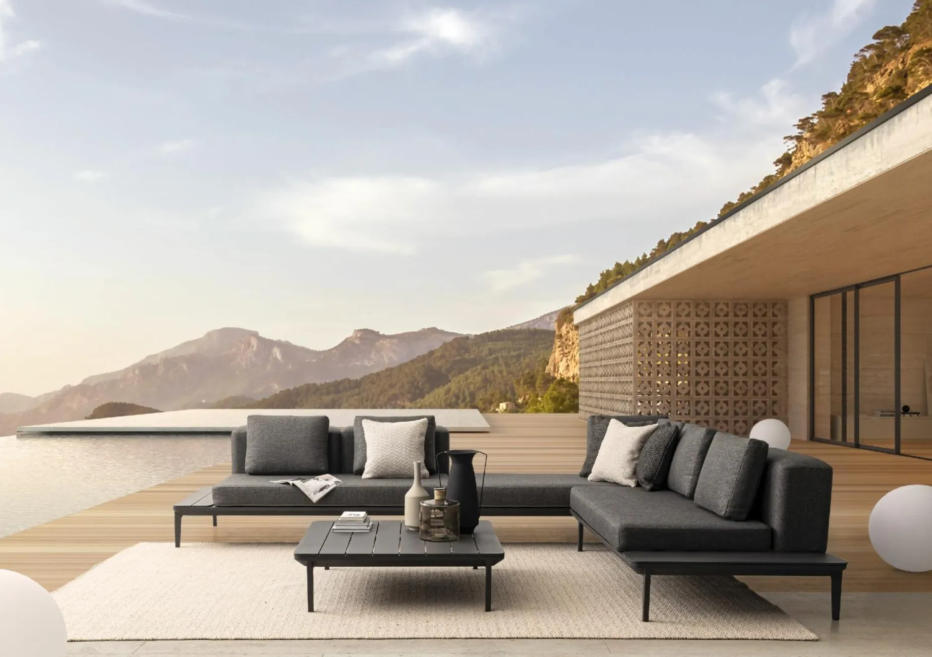 Discount Gartensofa MATRIX Loungemöbel|Loungemöbel