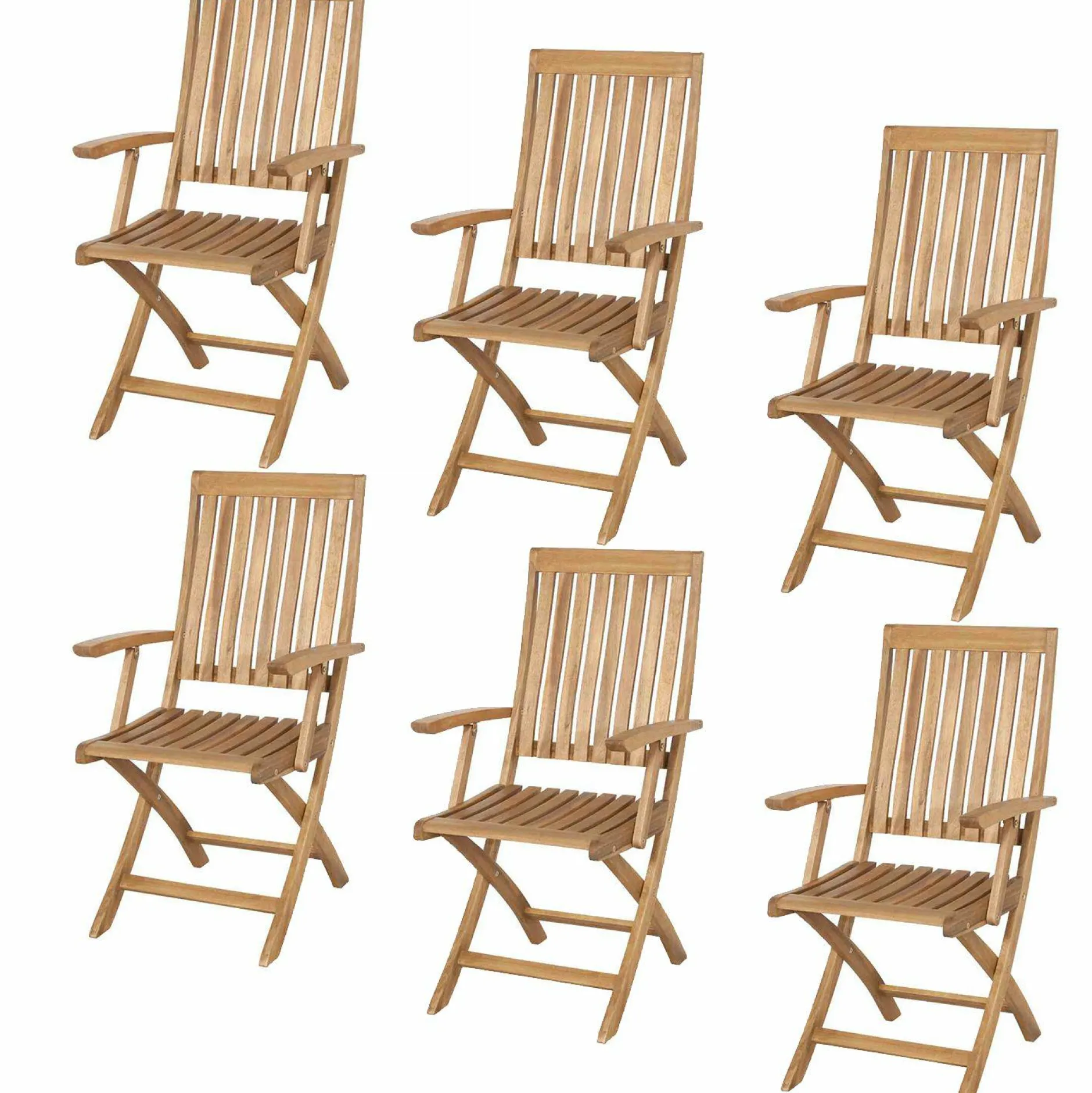 Gartenstuhl 6er Set PALEROS Gartenstühle|Gartenstühle