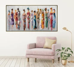 Sale Gemälde MODISCHE DAMEN Originalbilder