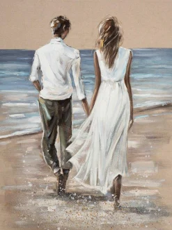 Gemälde VERLIEBT AM STRAND Originalbilder|Bilder