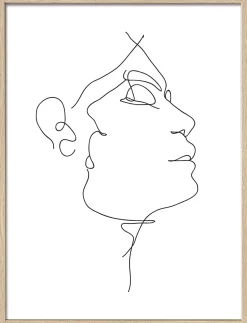 Gerahmtes Bild FACES I Holzbilder