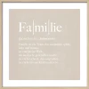 Clearance Gerahmtes Bild FAMILIE Holzbilder|Bilder