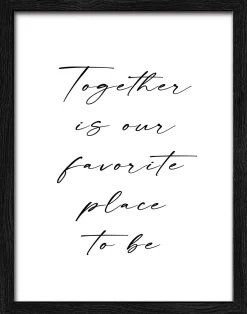 Outlet Gerahmtes Bild LIFESTYLE I Holzbilder