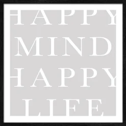 New Gerahmtes Bild LIFESTYLE I Holzbilder