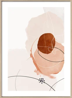 Online Gerahmtes Bild LINE AND SHAPES Holzbilder