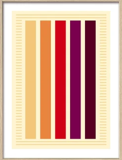 Sale Gerahmtes Bild MODERN VINTAGE Holzbilder