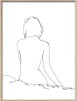 Sale Gerahmtes Bild SKETCH OF A Holzbilder