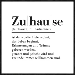 Best Gerahmtes Bild ZUHAUSE Holzbilder|Bilder