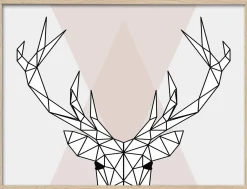 Best Gerahmtes-Bild DEER II Holzbilder