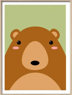 New Gerahmtes-Bild KLEINER BÄR II Holzbilder