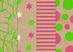 Discount Geschenkpapier Rolle NEON Geschenkartikel