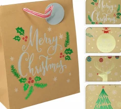 Clearance Geschenktasche KRAFT Geschenkpapier|Taschen & Börsen