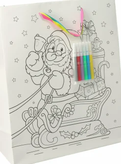 Best Geschenktasche zum Ausmalen Geschenkpapier|Taschen & Börsen