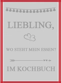 Online Geschirrtuch KOCHBUCH Küchentextilien|Küchentextilien