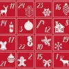 Outlet Geschirrtuch XMAS Adventkalend Küchentextilien|Küchentextilien